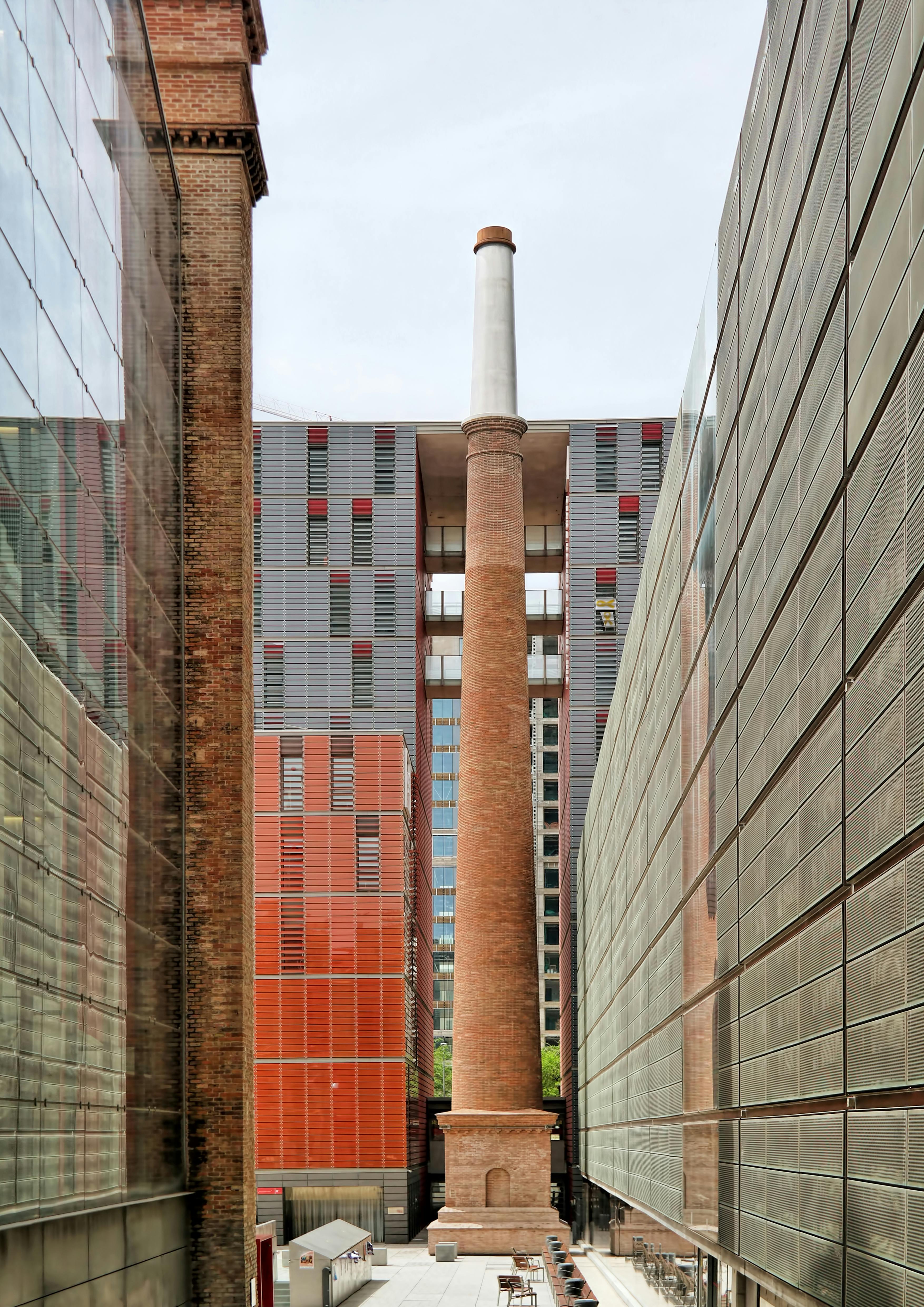 Explore Barcelona's innovative blend of modern and industrial architecture.