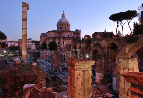 Forum Romanum Ruins with Column of Phocas