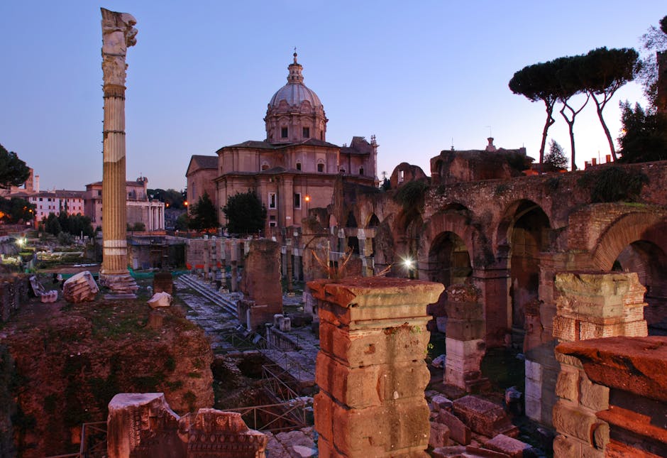 Forum Romanum Ruins with Column of Phocas