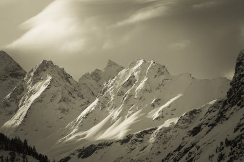 冬, 山岳, 環境の無料の写真素材