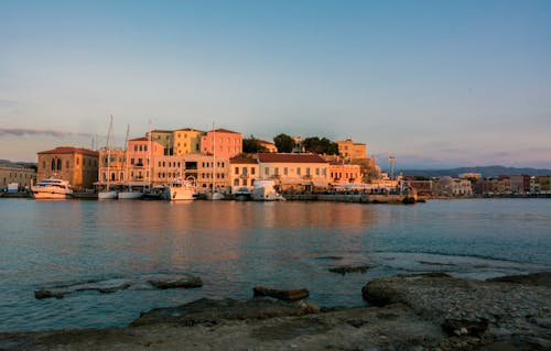 Gratis stockfoto met architectuur, boot, chania