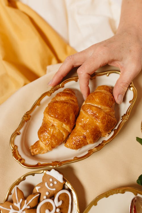 Ingyenes stockfotó croissant-ok, cukrászsütemény, élelmiszer témában