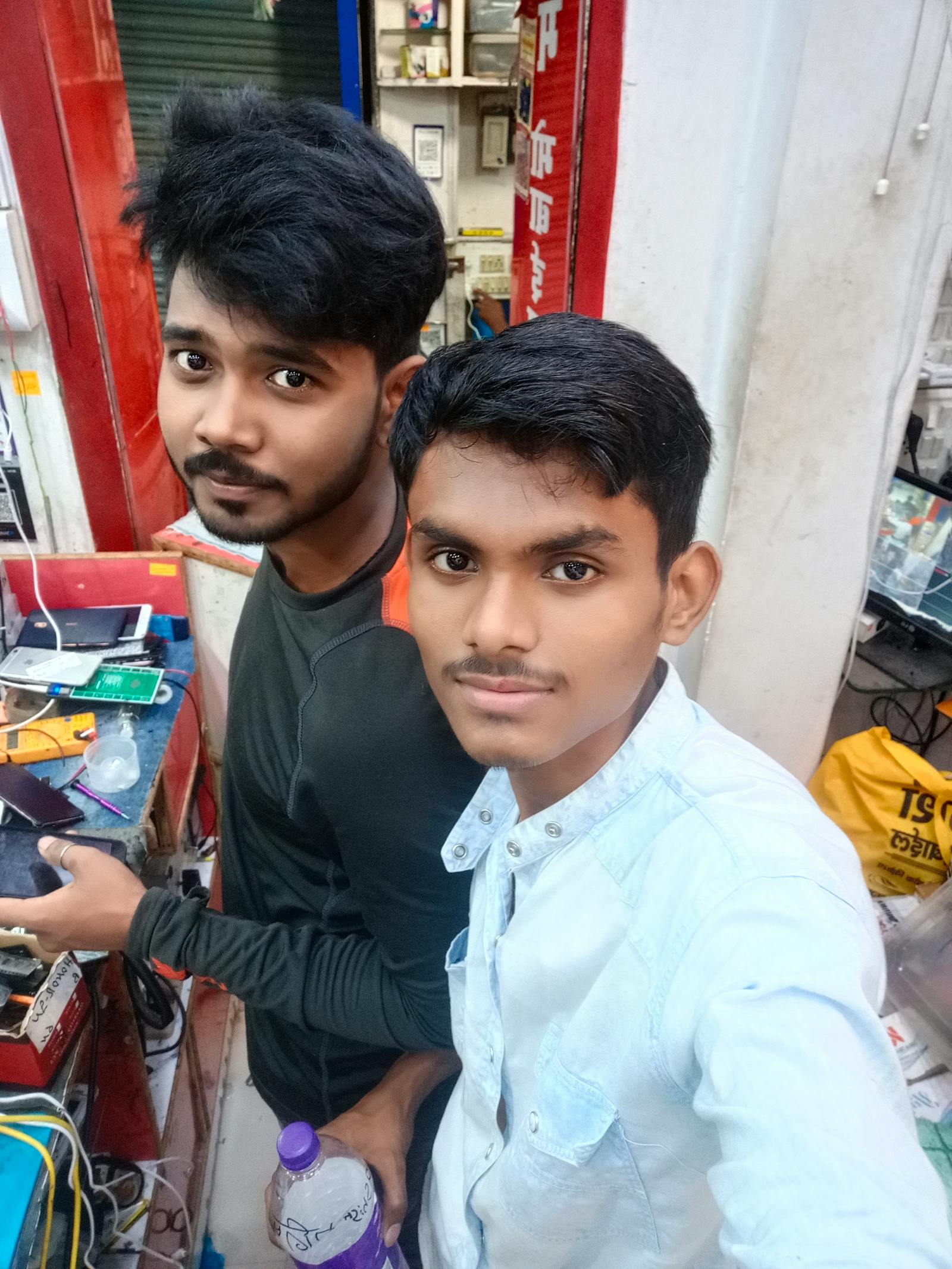 A clinician discussing treatment options with a patient in a modern office