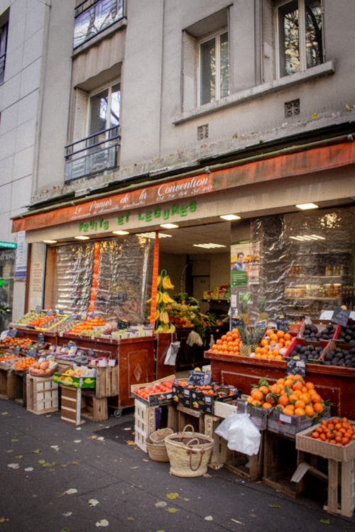 
Fruits Displayed for Sale