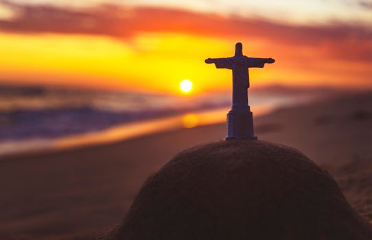 Christ the Redeemer sunrise — Rio de Janeiro