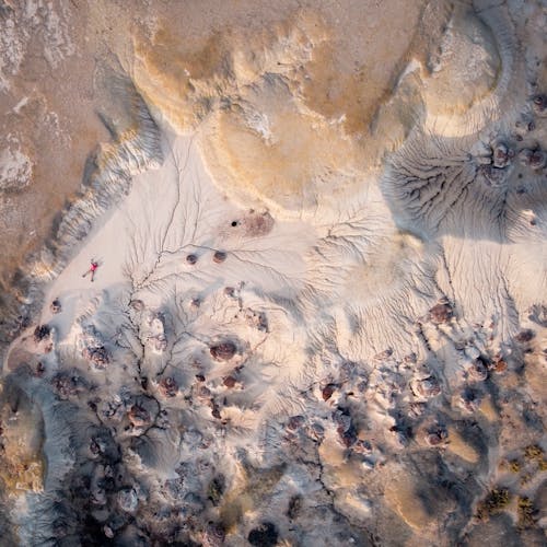Drone Shot of a Desert