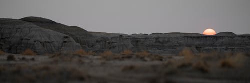 Panoramic Shot of Badlands