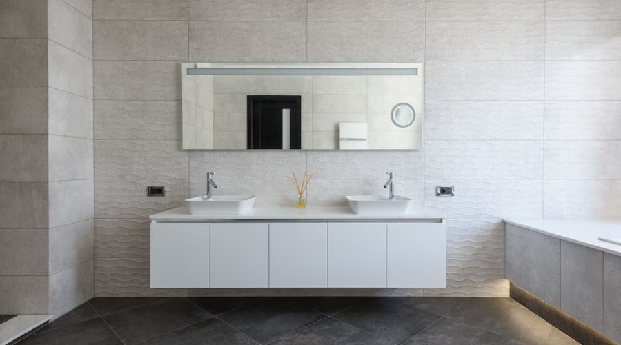 Small bathroom remodel space optimization Laguna Hills