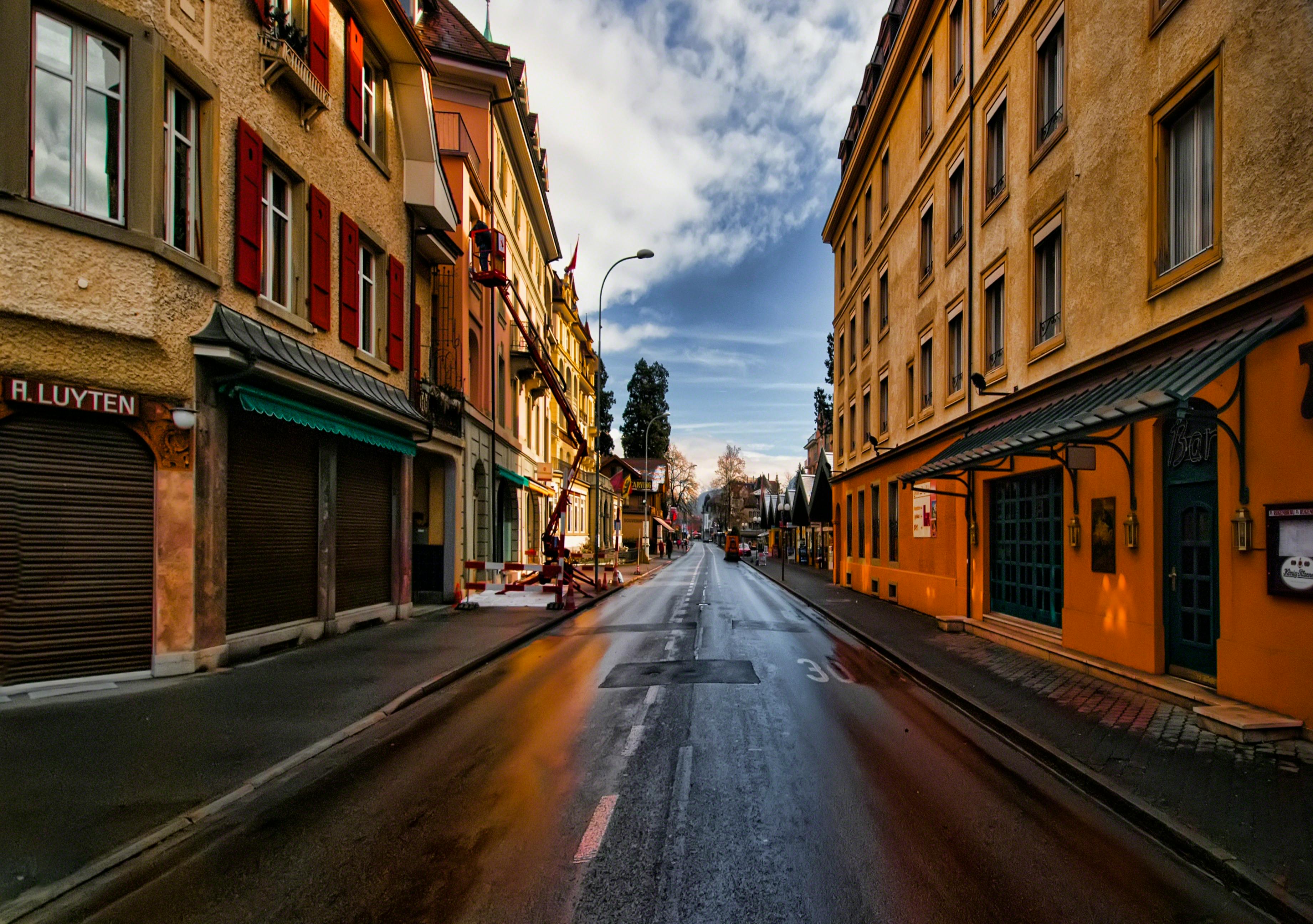 View of City Street · Free Stock Photo View of City Street · Free Stock Photo