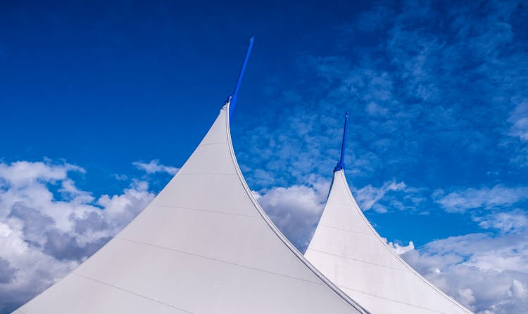 Close-up Of The Top Of Sails 