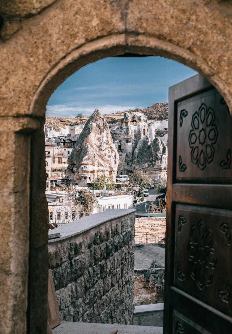 Arched Doorway Of Old Town In Turkey