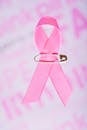 Pink and White Striped Ribbon