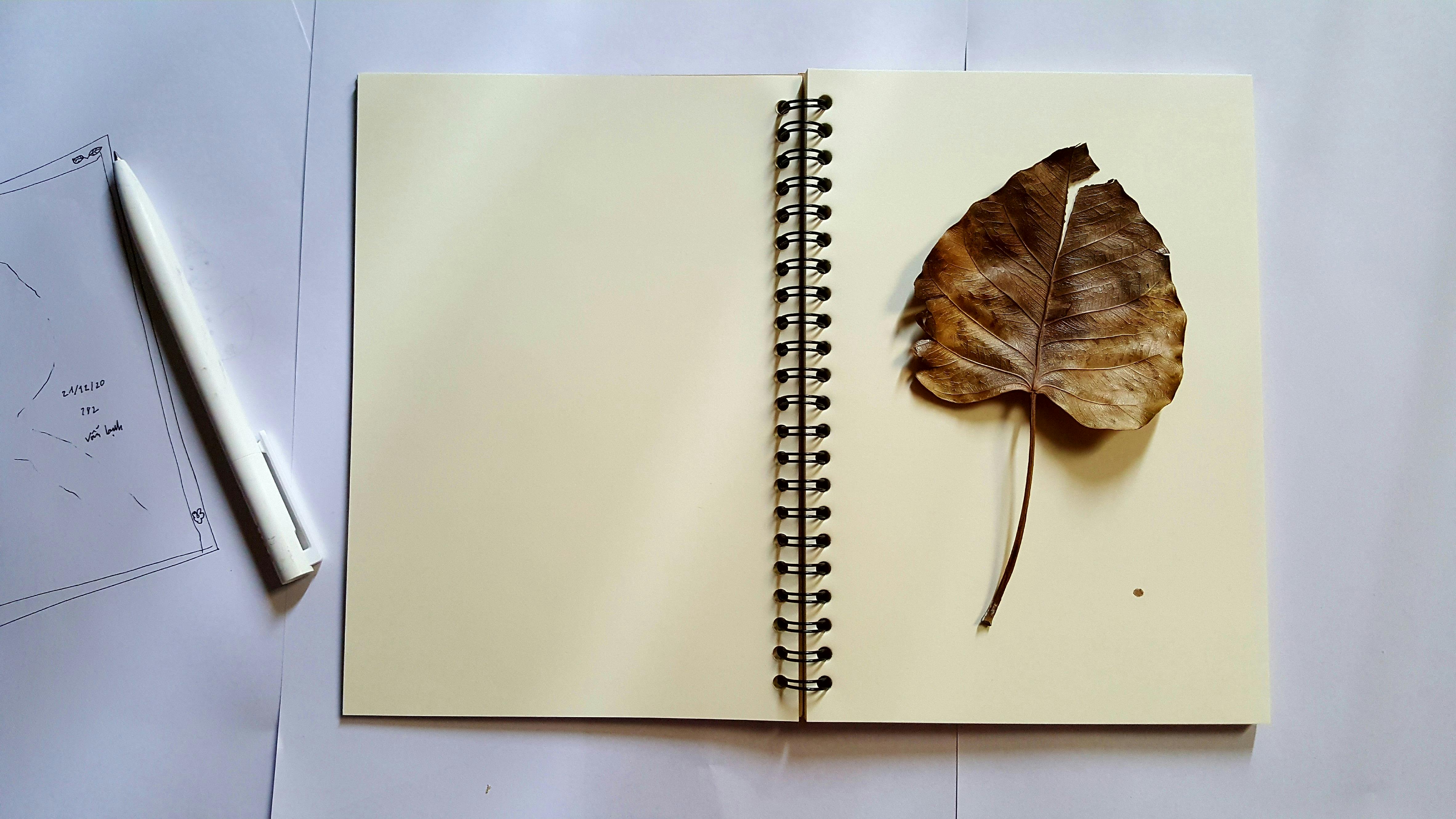 Person making a healthy shopping list with fruits and vegetables on a table