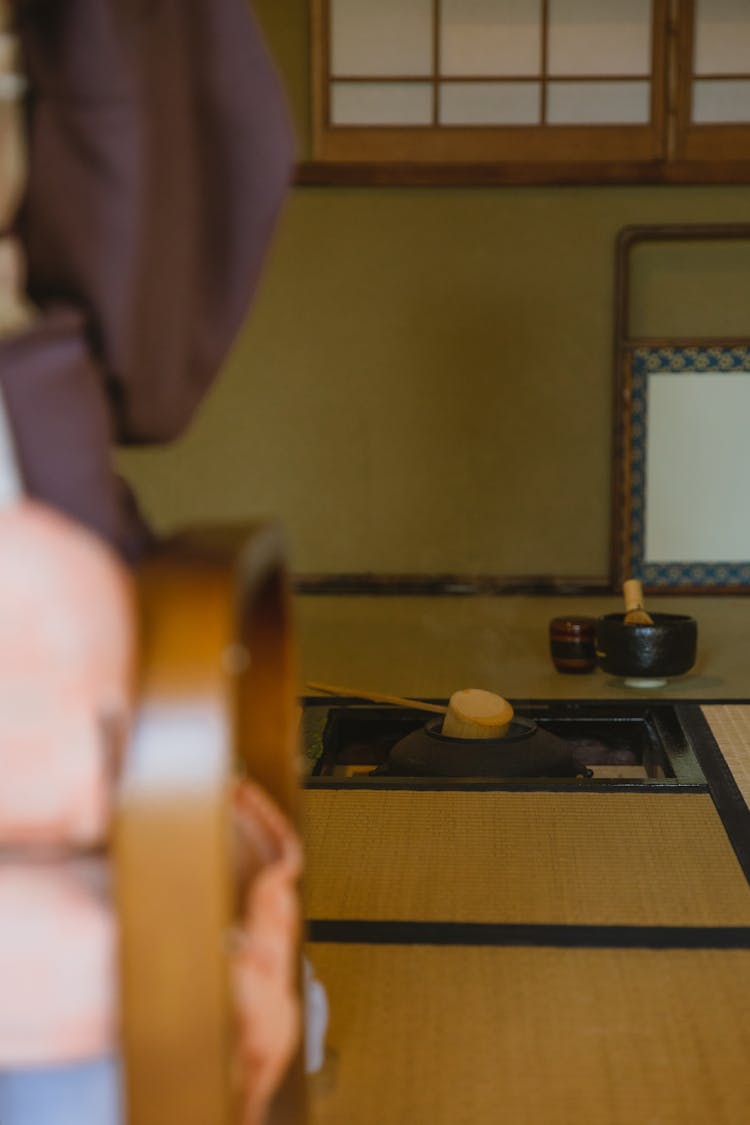 Room With Utensil For Japanese Tea Ceremony