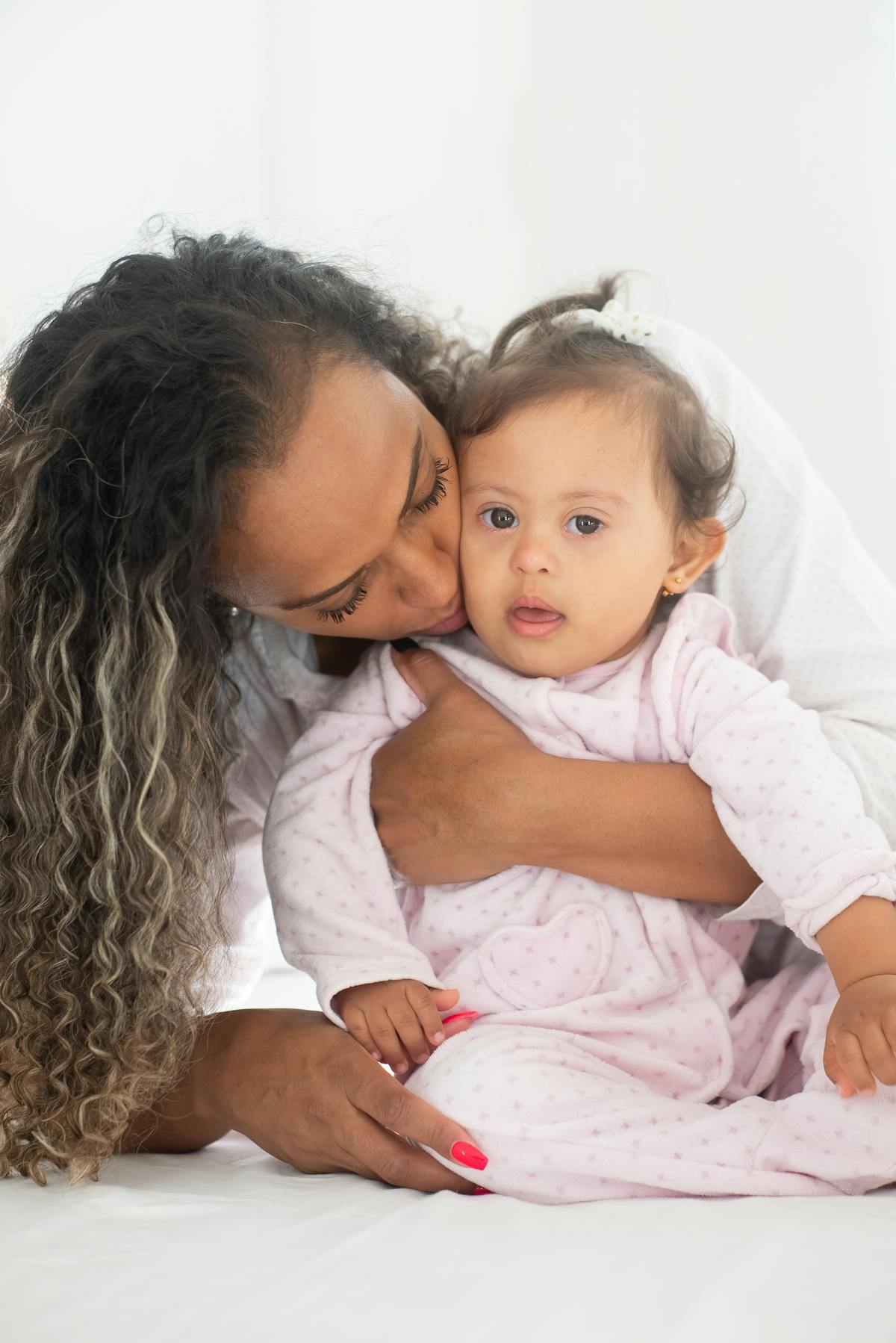Greek yogurt parfait with berries and nuts in a glass