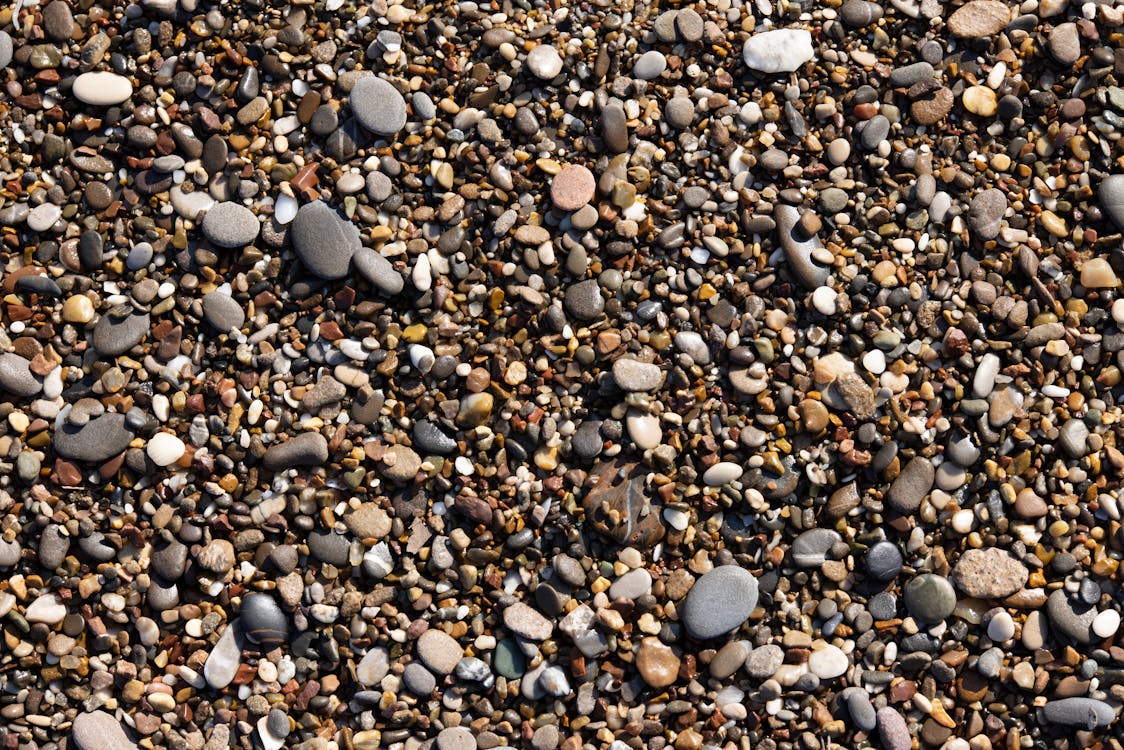 A Close-Up Shot of Pebbles 路 Free Stock Photo