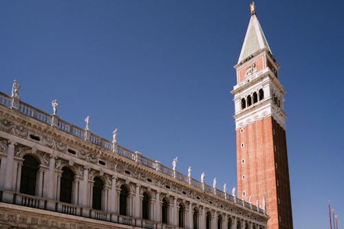 Photograph of a Bell Tower in Italy