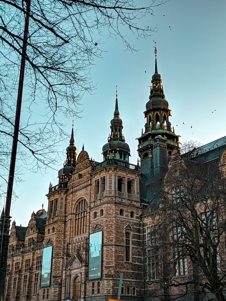 The Facade Of The Nordic Museum In Sweden 