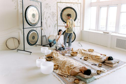 People in a Sound Bath