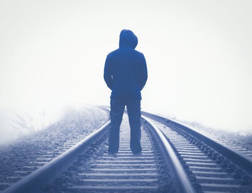 Free stock photo of alone boy, alone road, boy alone