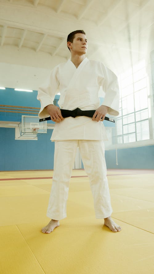 Gratis Foto stok gratis atlet, judo, karate Foto Stok