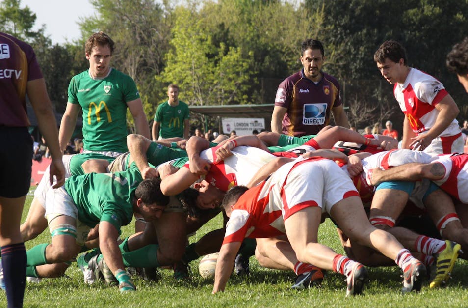 Free stock photo of rugby, scrum, team sport