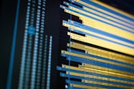 Close-Up Shot of a Computer Screen