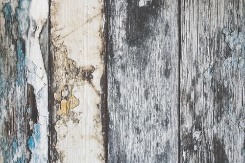 Free Close-up of rustic weathered wooden planks with distinctive texture and aging patterns. Stock Photo