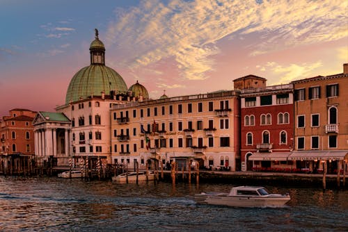 威尼斯, 建造, 日落 的 免費圖庫相片