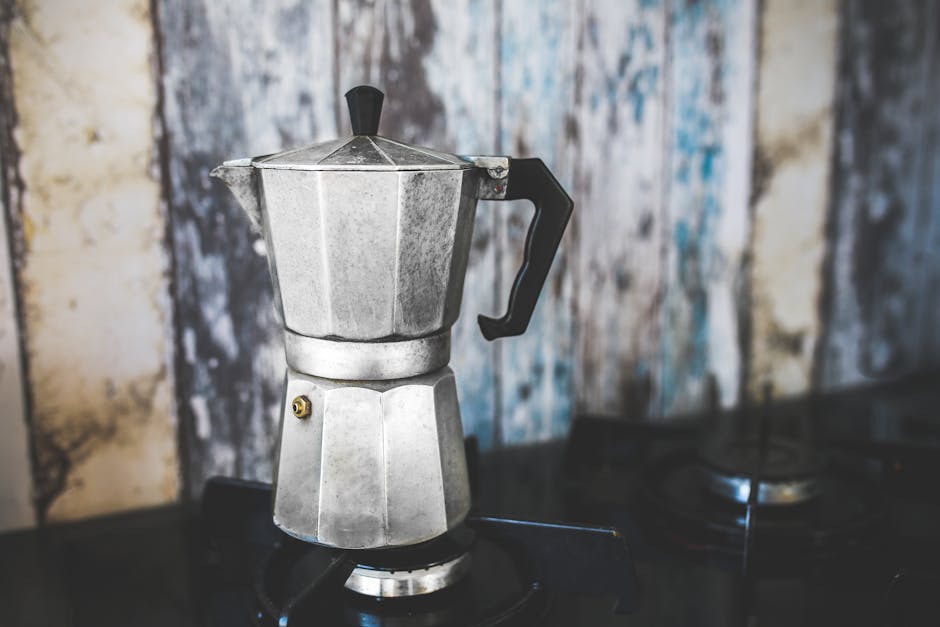 Vintage Espresso Macchinetta Coffee Maker Stock Photo - Download Image Now  - Coffee - Drink, Coffee Pot, Photography - iStock