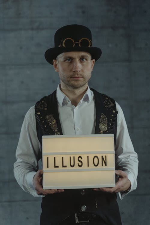 Free Man in White Dress Shirt Holding Yellow and White Box Stock Photo