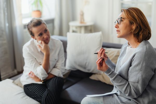 Women in coaching session