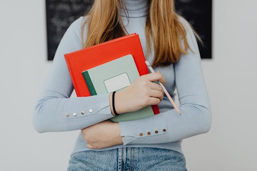 Woman Standing in Classroom