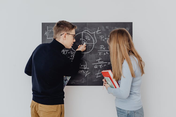 Students Working On Calculations