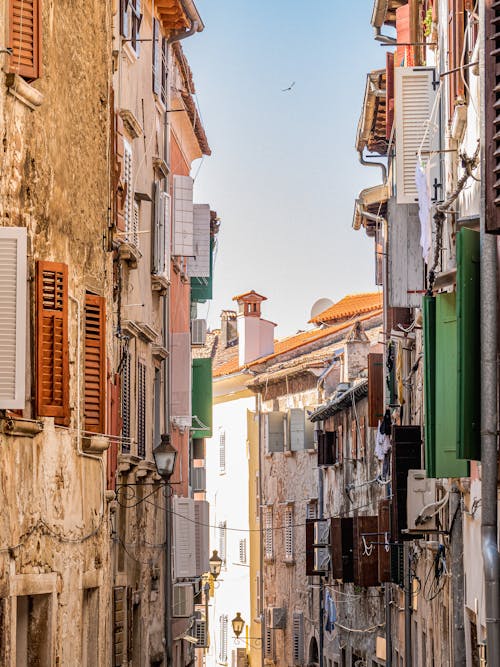 Narrow Street in Town