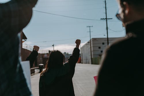 Gratis stockfoto met achteraanzicht, demonstranten, demonstratie