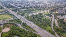 View of a Busy Highways