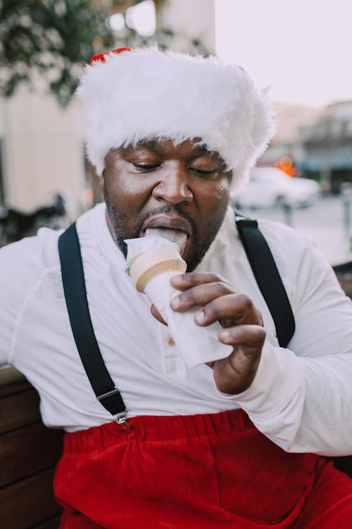 Gratis lagerfoto af afroamerikansk mand, is, lodret skud