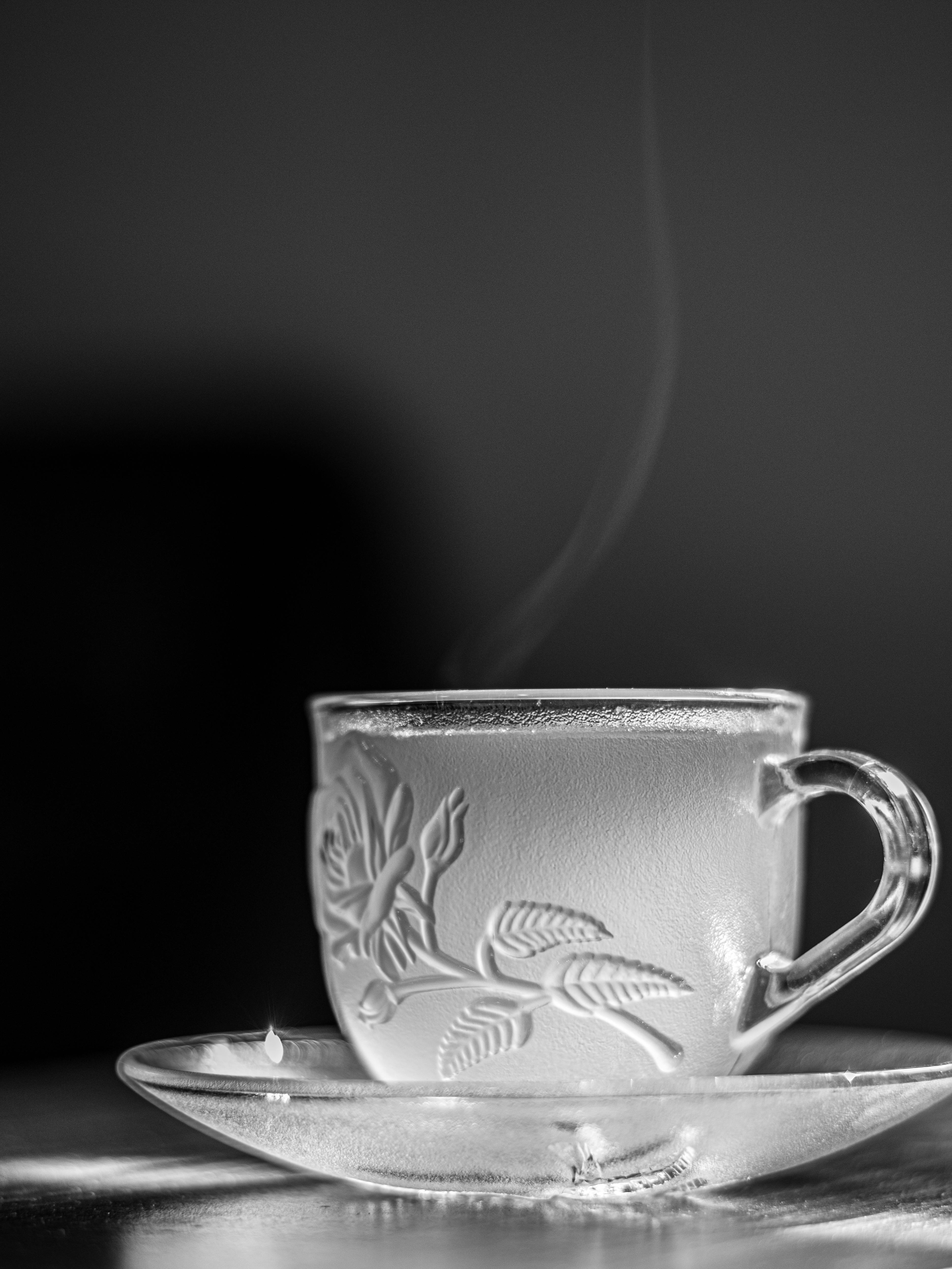 Close-up Photo of Steaming Black Tea in Glass · Free Stock Photo