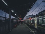 People Walking on Train Station