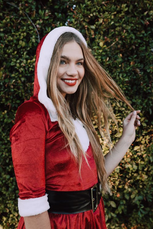 Woman In Santa Outfit