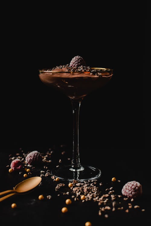 Chocolate Mousse in Tall Glass