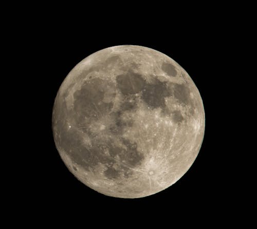Gratis arkivbilde med astronomi, fullmåne, luna