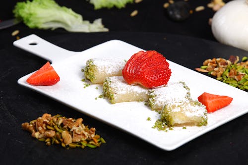 Close-Up Shot of an Arabic Food on Plate