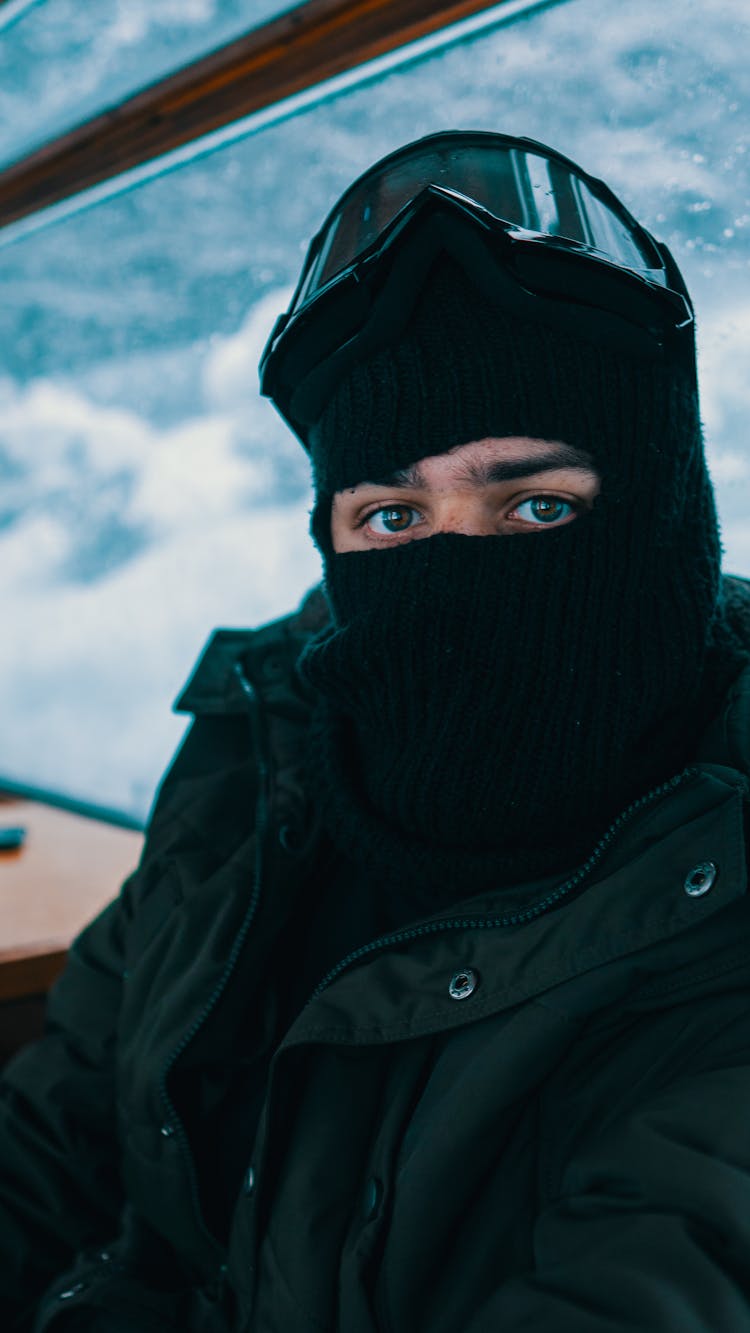 Person Wearing A Ski Mask