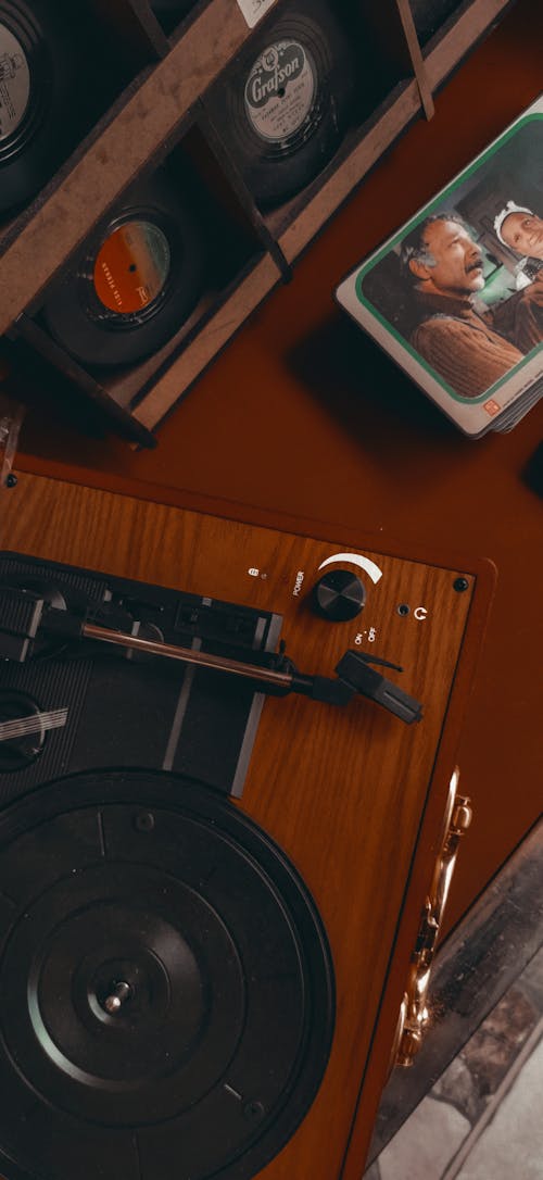 Wooden Phonograph Player