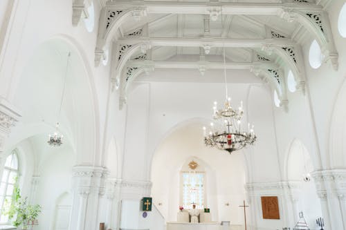 Interior of Evangelical-Lutheran Church in Saint Petersburg