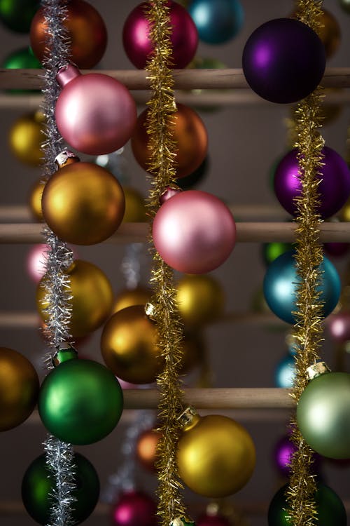 Close up of Christmas Decorations