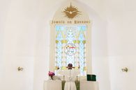 White and Gold Cathedral Interior