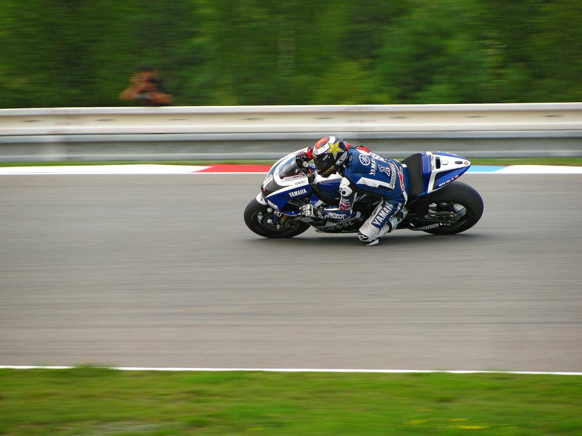 Man Riding Motorcycle